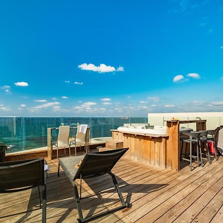 Penthouse 3Br + Roof Top + Parking - On The Beach Hayfa Dış mekan fotoğraf