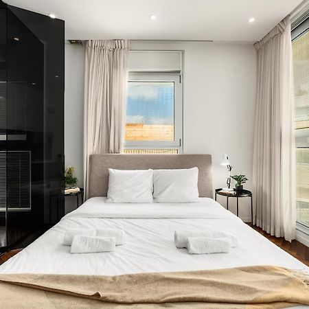 Penthouse 3Br + Roof Top + Parking - On The Beach Hayfa Dış mekan fotoğraf
